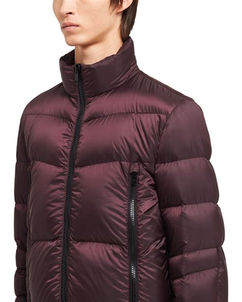 prada technical eggshell fabric puffer jacket|Technical eggshell fabric puffer jacket .